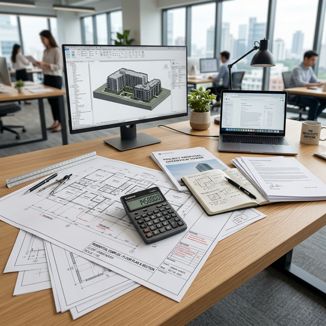 Moderní kancelářský stůl pro účetnictví